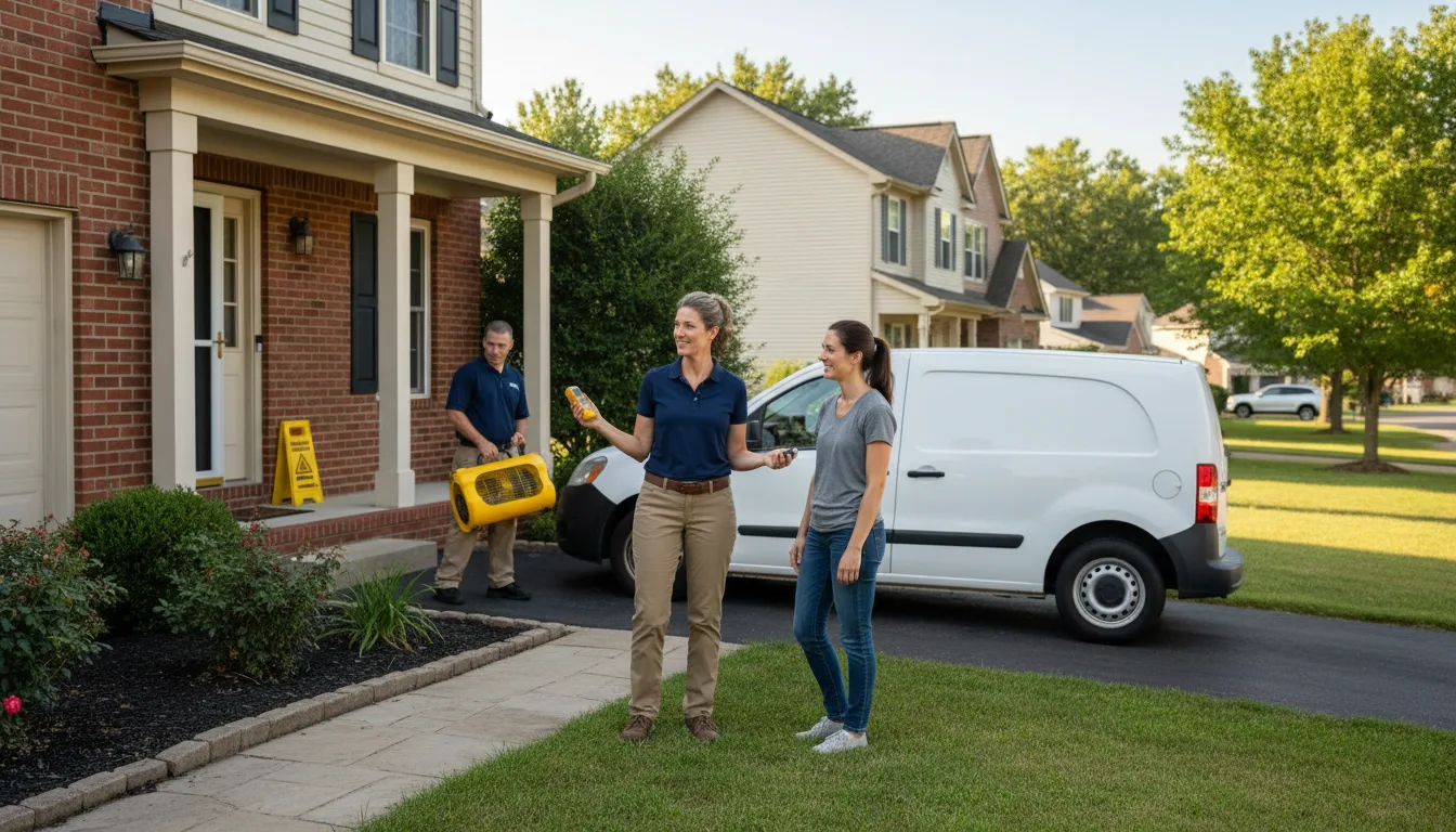 Residential water damage restoration in Wayne, NJ